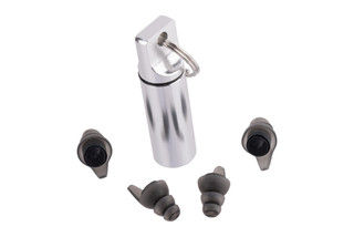 AXIL XP Defender Ear Plugs in Smoke include medium and large tips.